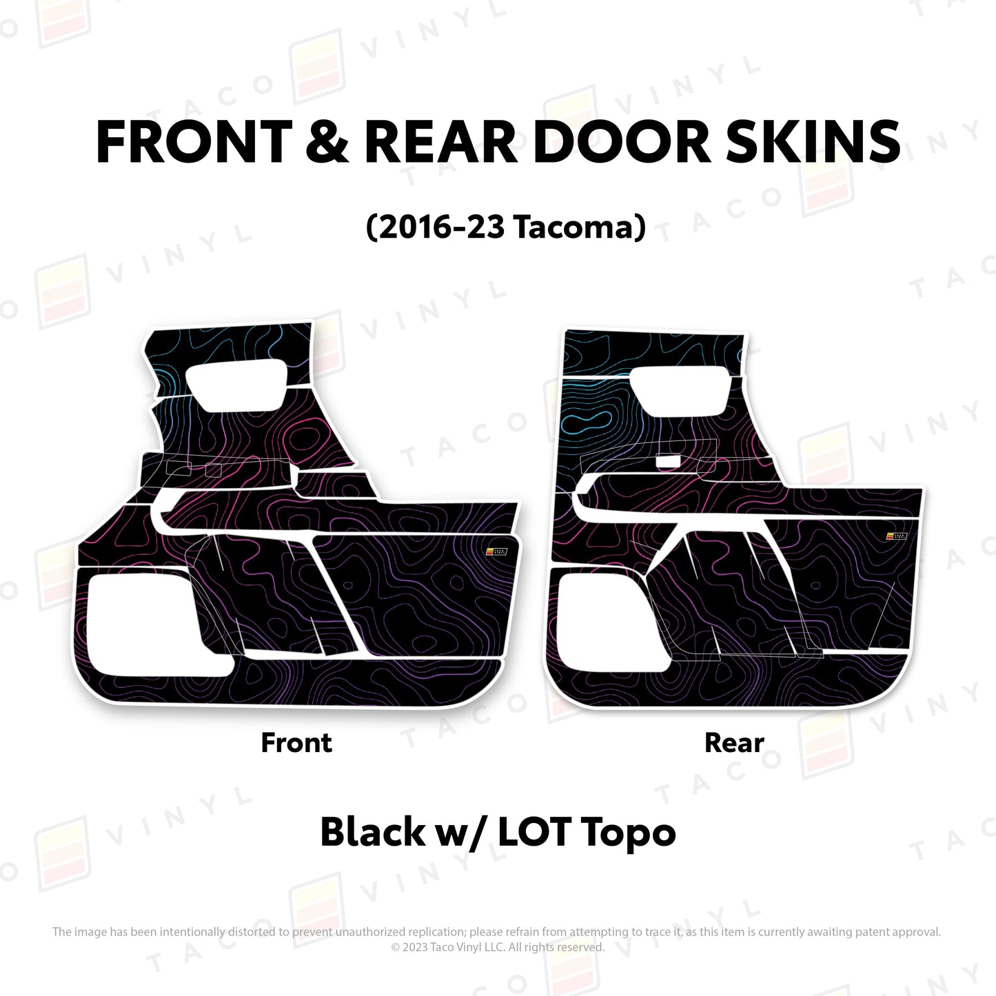 2016-23 Tacoma Door Skins