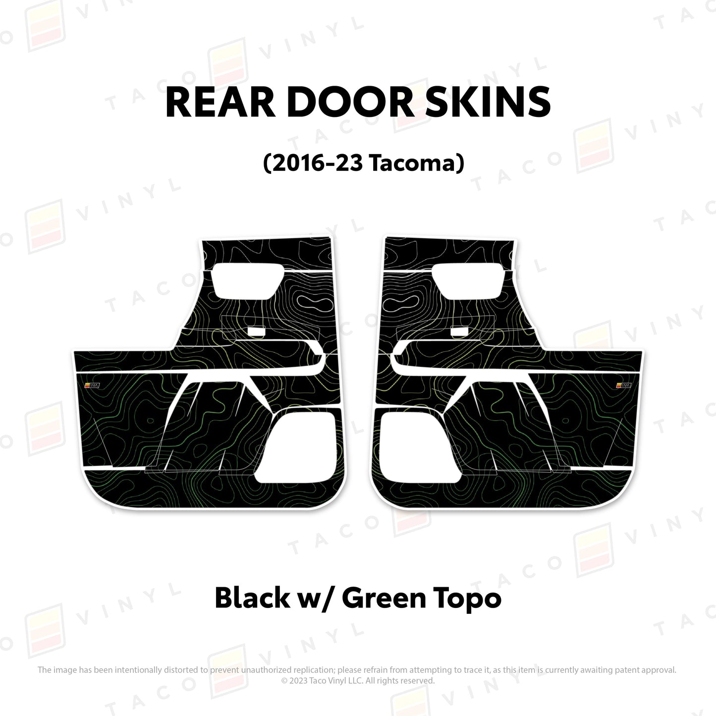 2016-23 Tacoma Door Skins