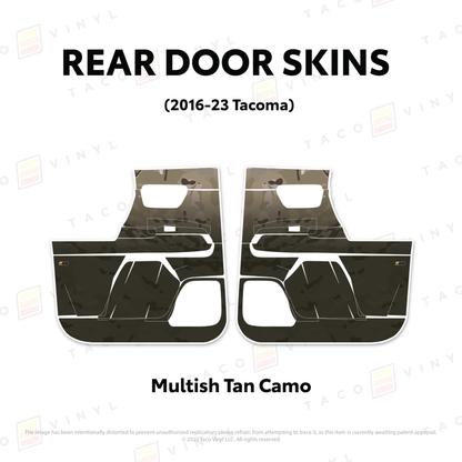 2016-23 Tacoma Door Skins