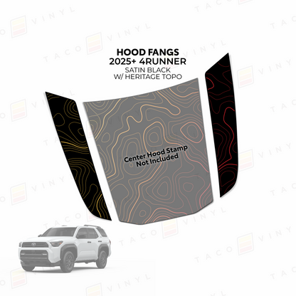 2025+ 4Runner Apex Hood Fangs