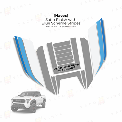 2024+ Tacoma Havoc Hood Scoop Stamp (W/ Fangs only)