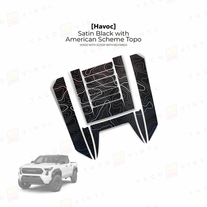 2024+ Tacoma Havoc Hood Scoop Stamp (W/ No Fangs)
