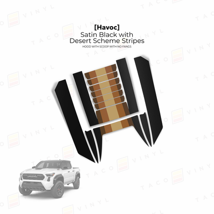 2024+ Tacoma Havoc Hood Scoop Stamp (W/ No Fangs)