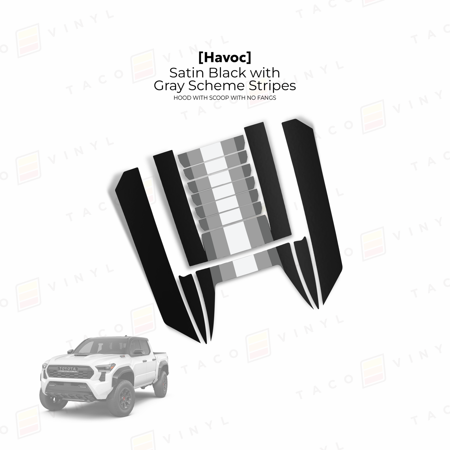 2024+ Tacoma Havoc Hood Scoop Stamp (W/ No Fangs)
