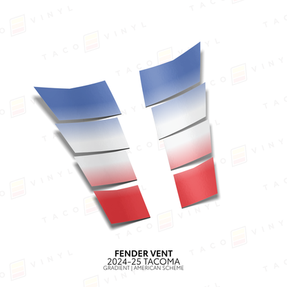 2025+ 4Runner Gradient Fender Vents
