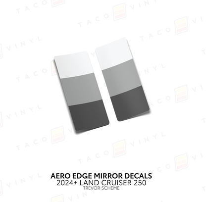 2024+ Land Cruiser 250 Aero Edge Mirror Decals