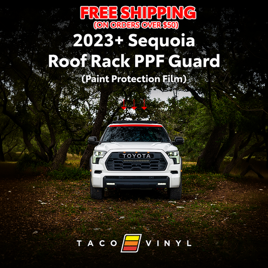 2023+ Sequoia PPF Roof Rack Guard