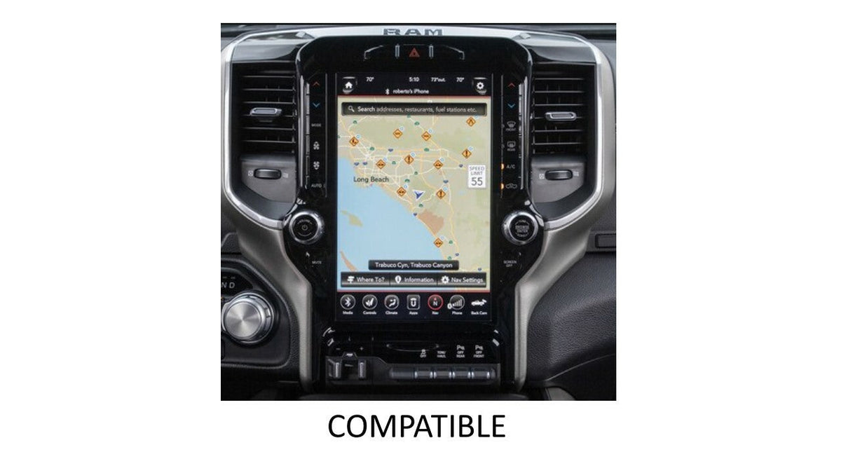 Radio Knobs - 2019+ RAM 12.0" SCREEN - BLACK