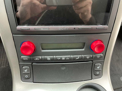 Climate Knobs (C6 Corvette) - RED