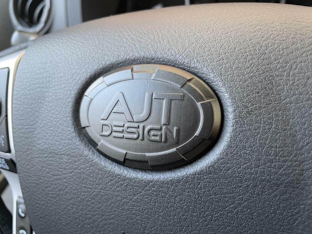 Steering Wheel Emblem Overlay (Select Toyota Models) - VOODOO BLUE - AJT DESIGN