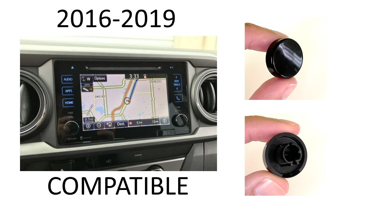 Radio Knobs (2016-2019 Tacoma) - WHITE