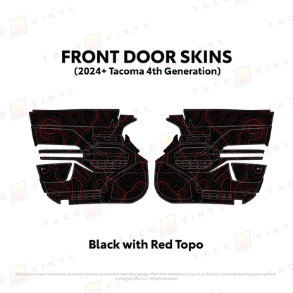 2024+ Tacoma Door Skins