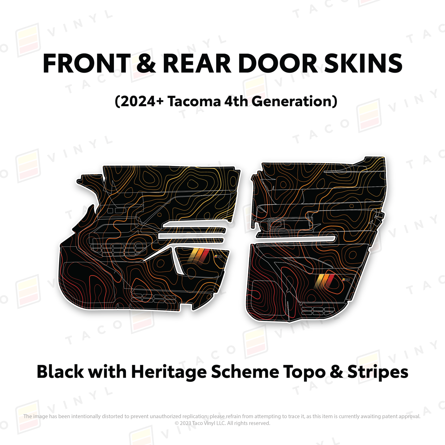 2024+ Tacoma Door Skins
