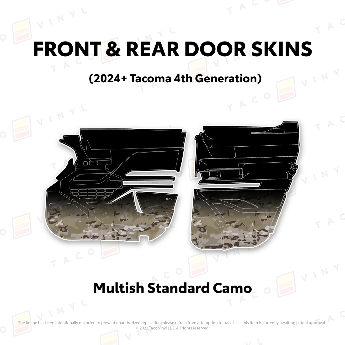 2024+ Tacoma Door Skins