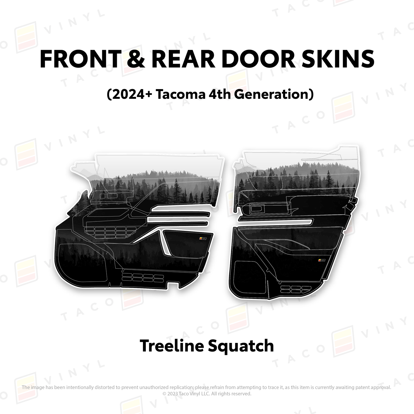 2024+ Tacoma Door Skins
