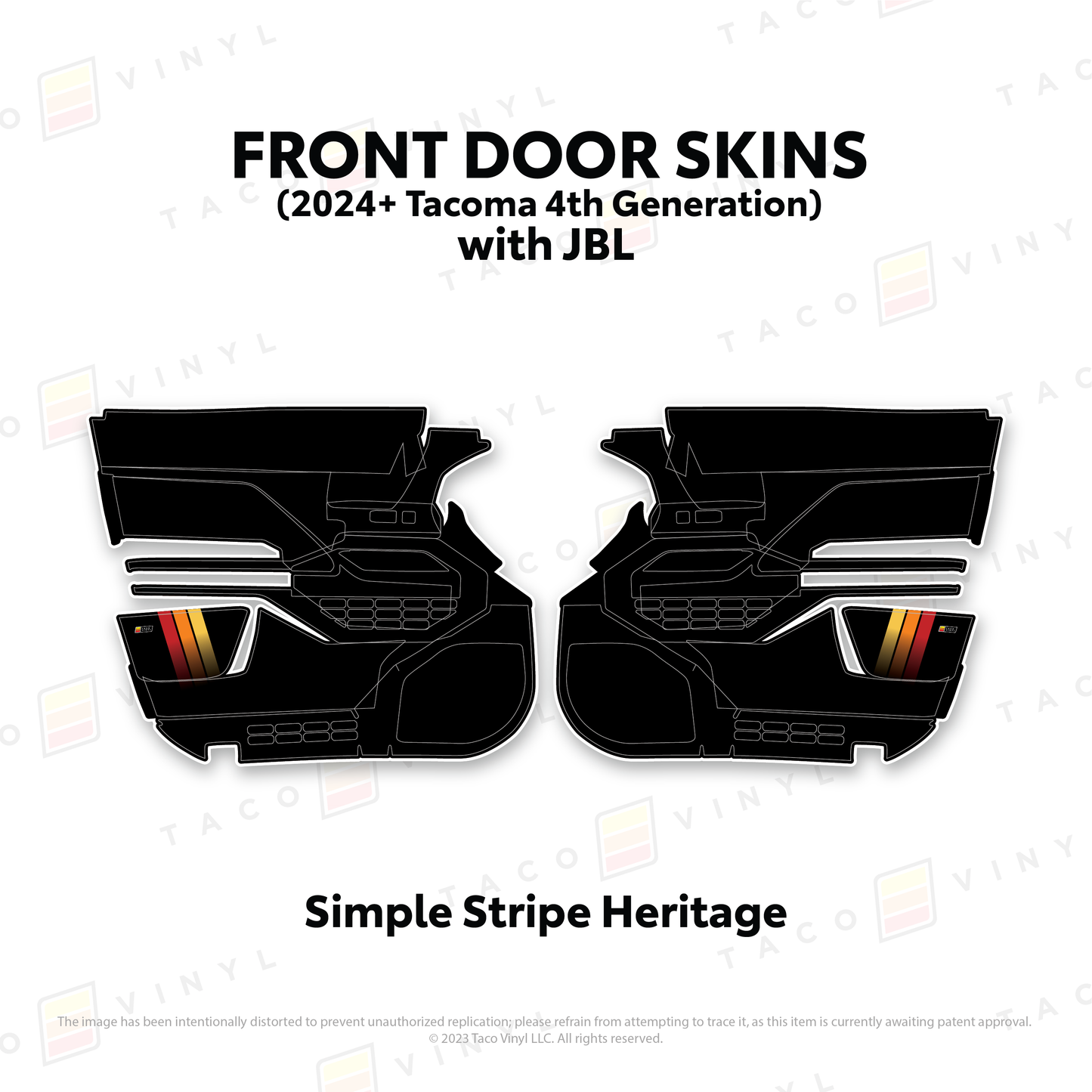 2024+ Tacoma Door Skins