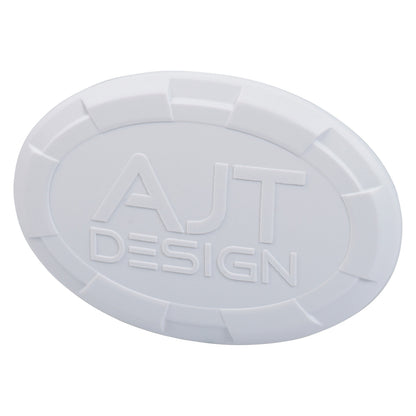 Steering Wheel Emblem Overlay (Select Toyota Models) - WHITE - AJT DESIGN