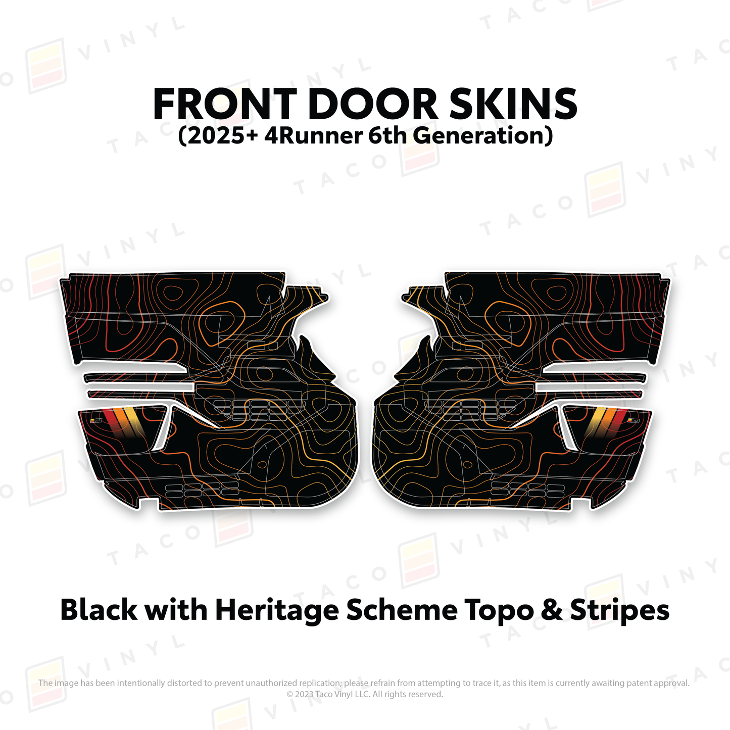 2025+ 4Runner Door Skins
