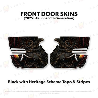 2025+ 4Runner Door Skins