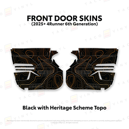 2025+ 4Runner Door Skins