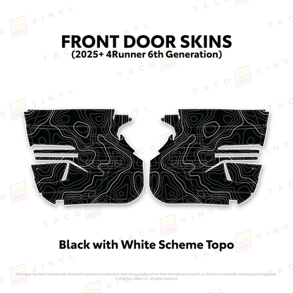 2025+ 4Runner Door Skins