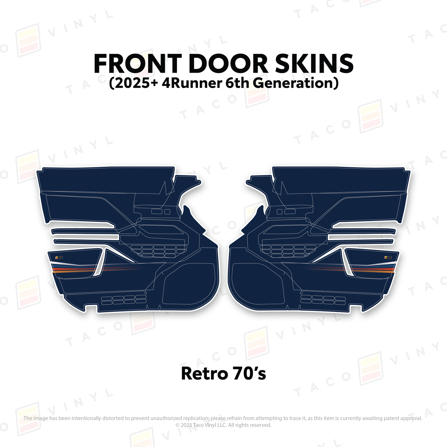 2025+ 4Runner Door Skins