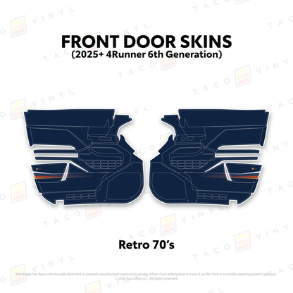 2025+ 4Runner Door Skins