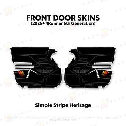 2025+ 4Runner Door Skins