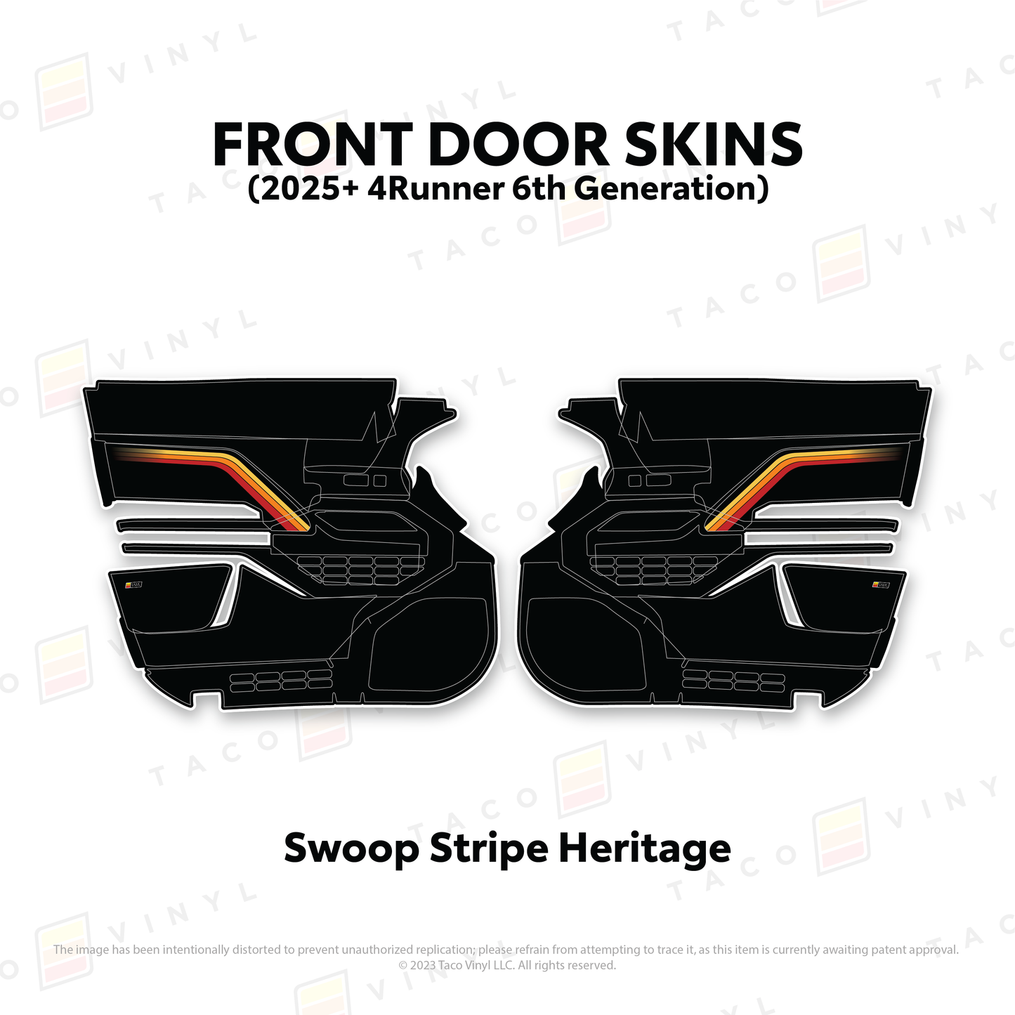 2025+ 4Runner Door Skins