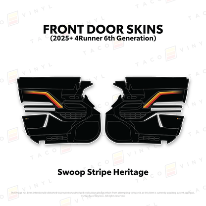 2025+ 4Runner Door Skins