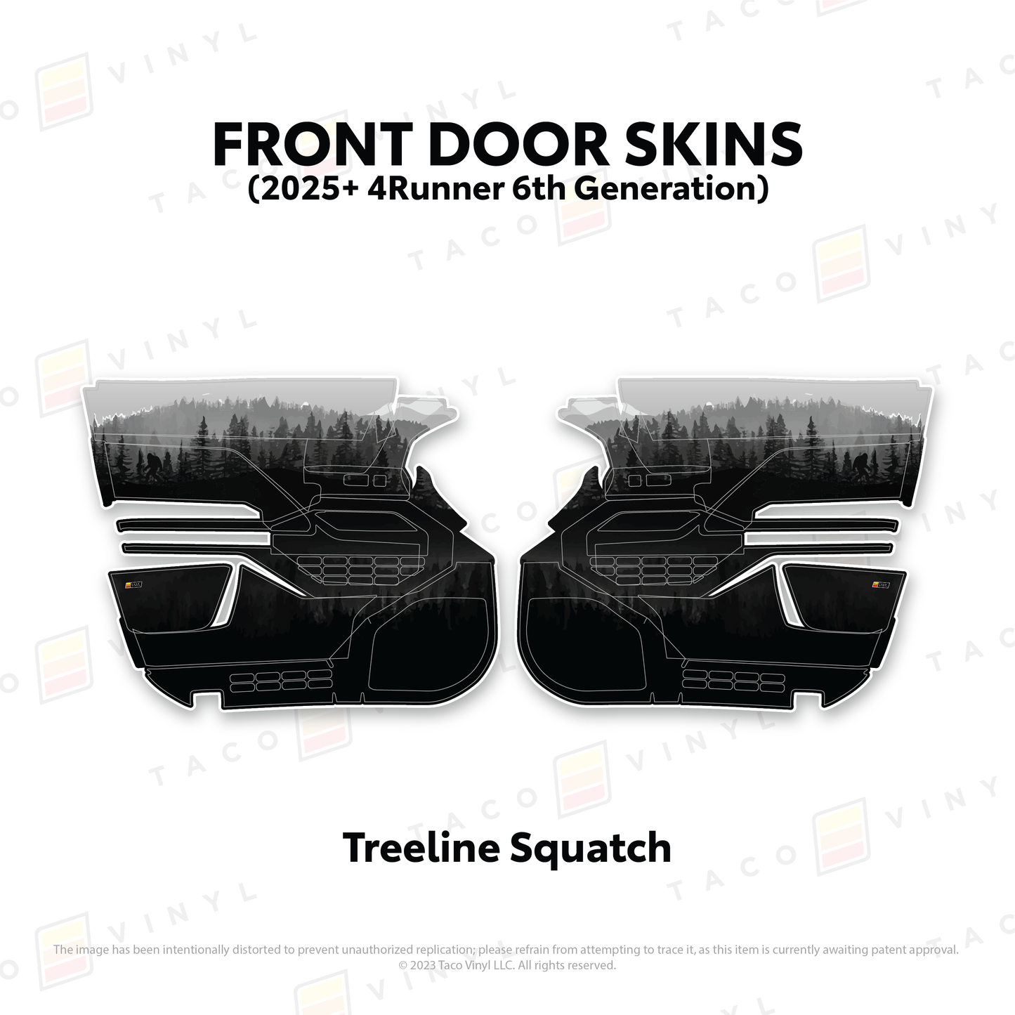2025+ 4Runner Door Skins