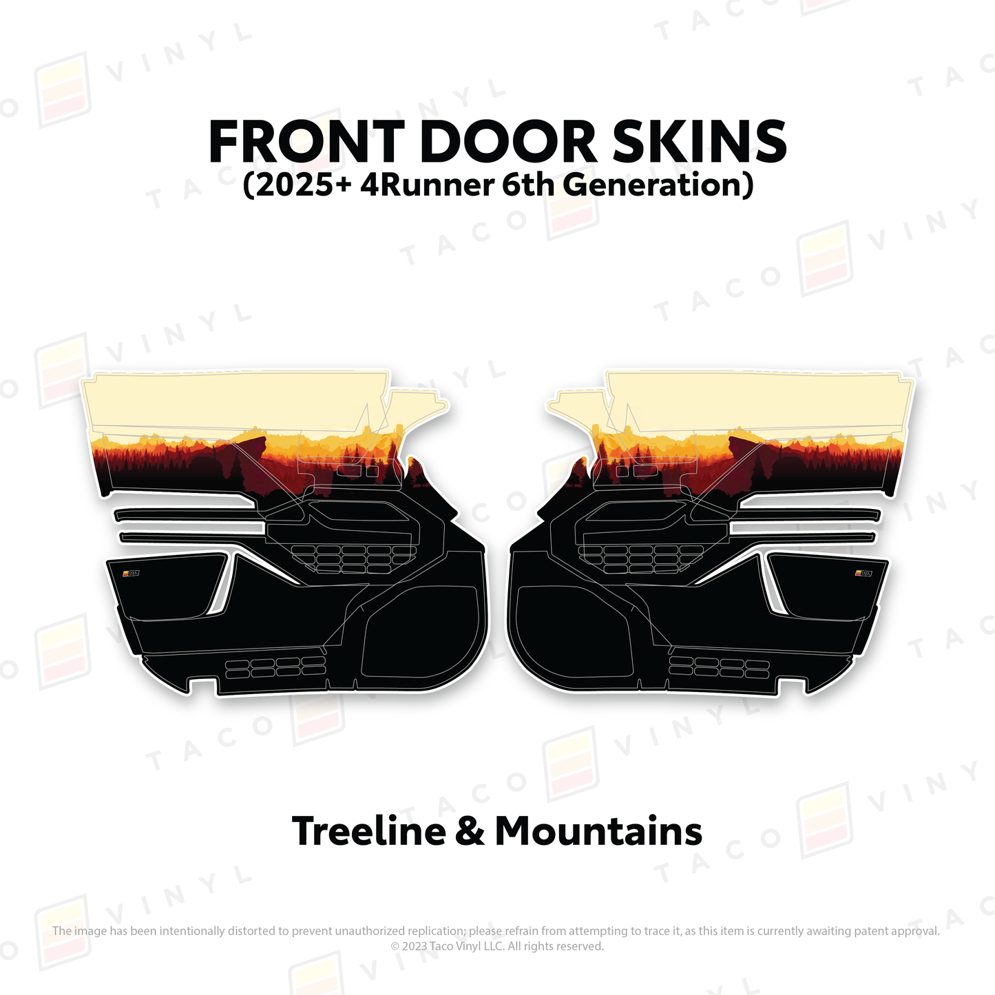 2025+ 4Runner Door Skins