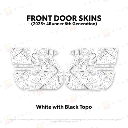 2025+ 4Runner Door Skins