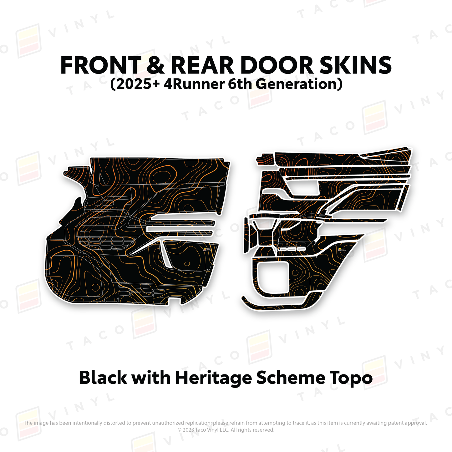 2025+ 4Runner Door Skins