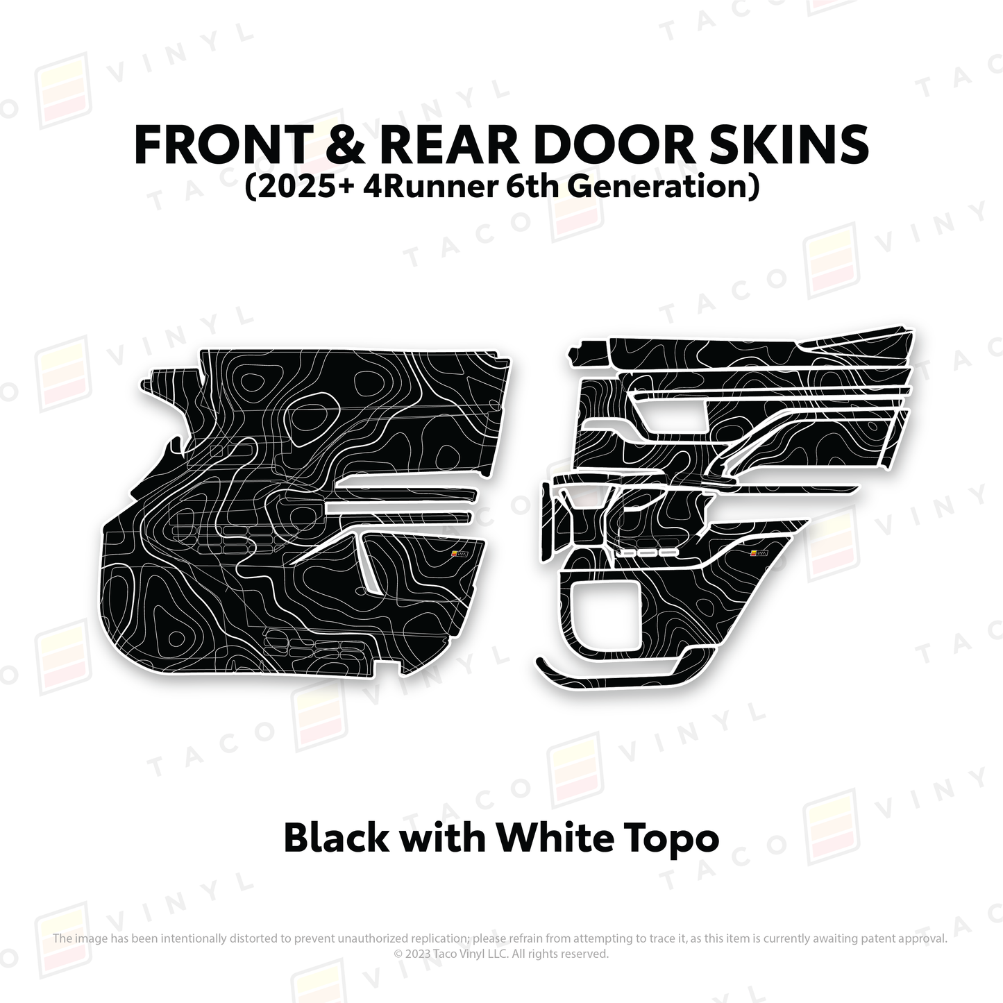 2025+ 4Runner Door Skins
