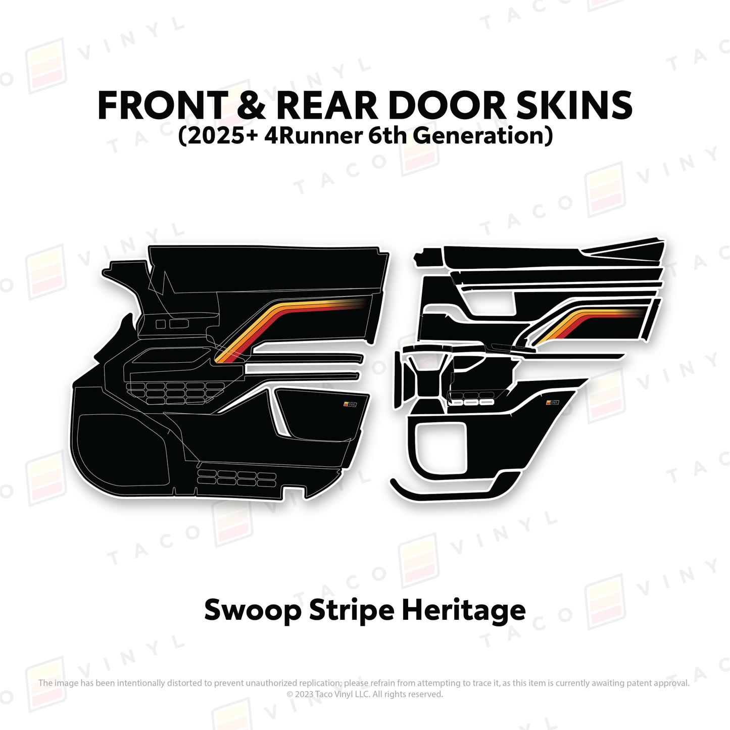 2025+ 4Runner Door Skins