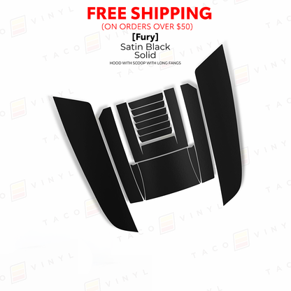 2024+ Tacoma/2025+ 4Runner Fury Hood Scoop Stamp