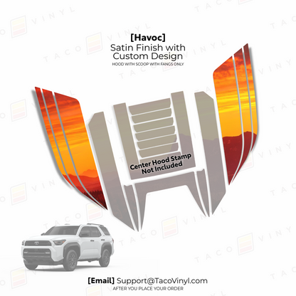 2025+ 4Runner Havoc Hood Scoop Stamp (W/ Fangs only)