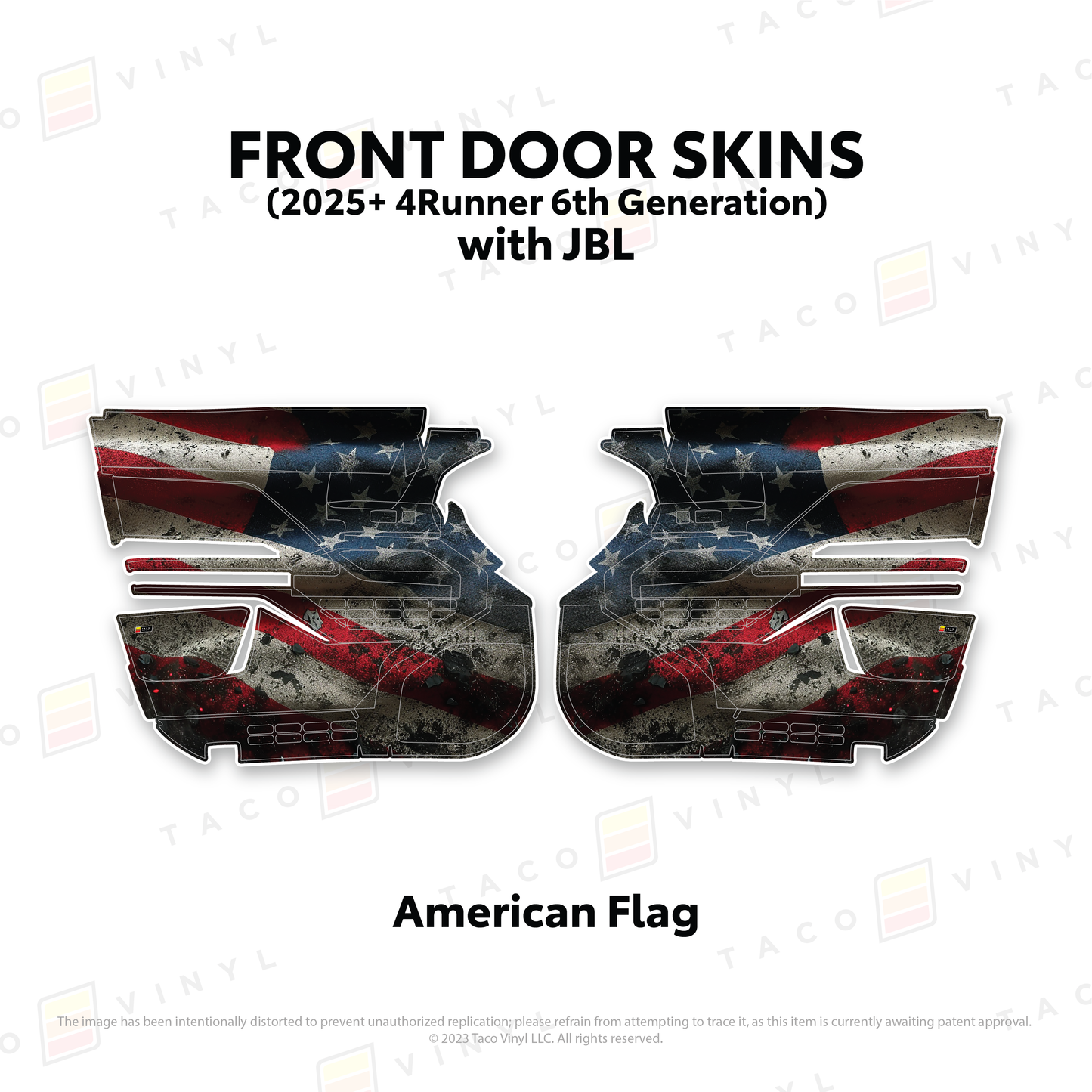 2025+ 4Runner Door Skins