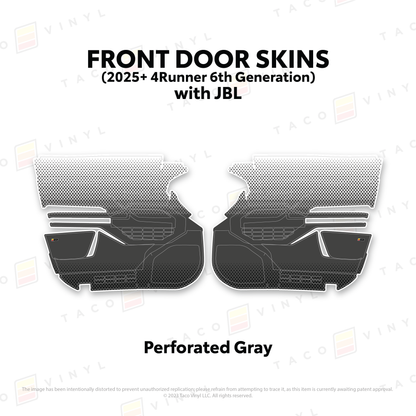 2025+ 4Runner Door Skins