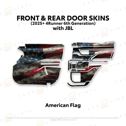 2025+ 4Runner Door Skins