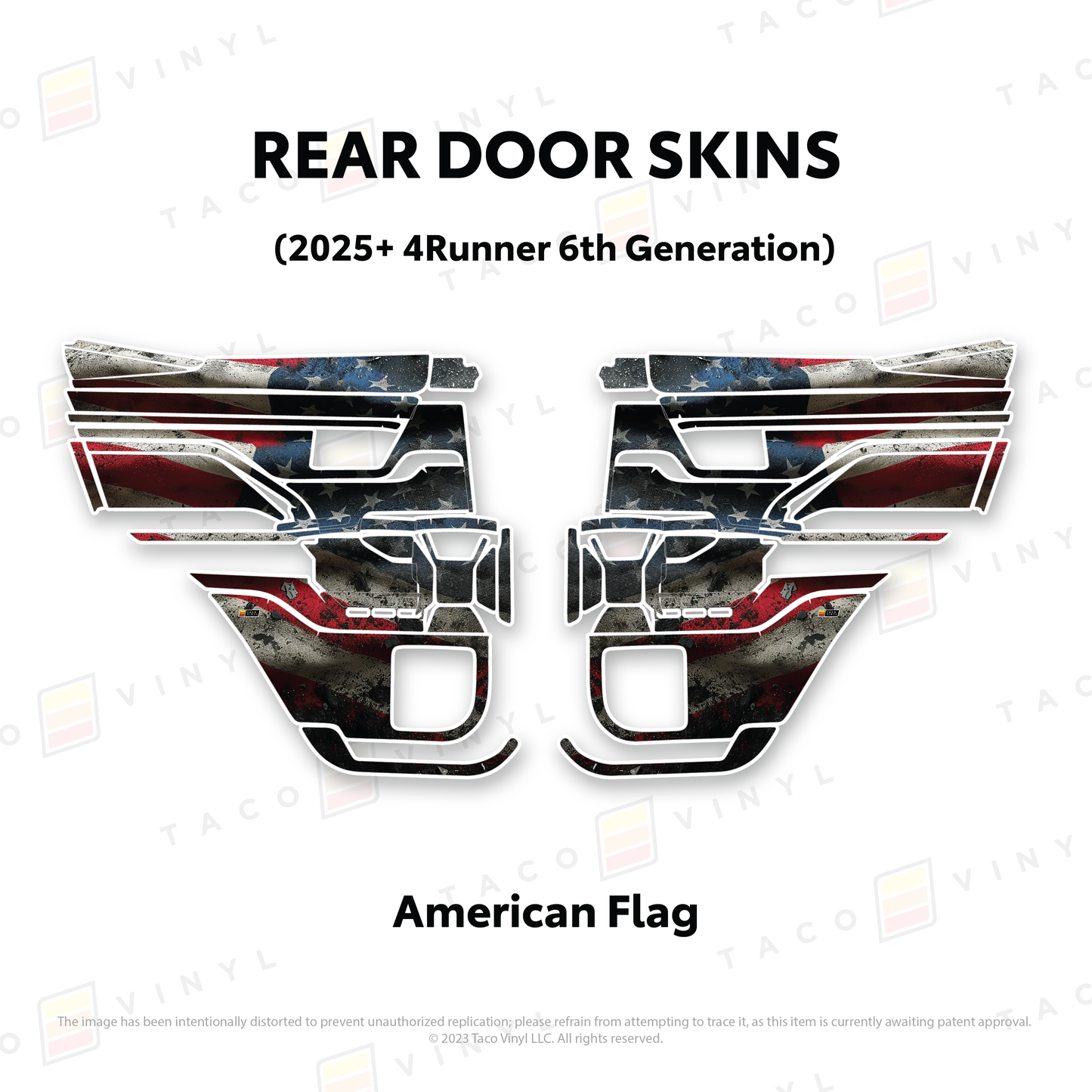 2025+ 4Runner Door Skins