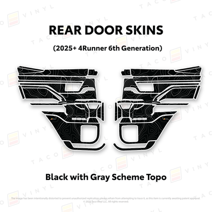 2025+ 4Runner Door Skins