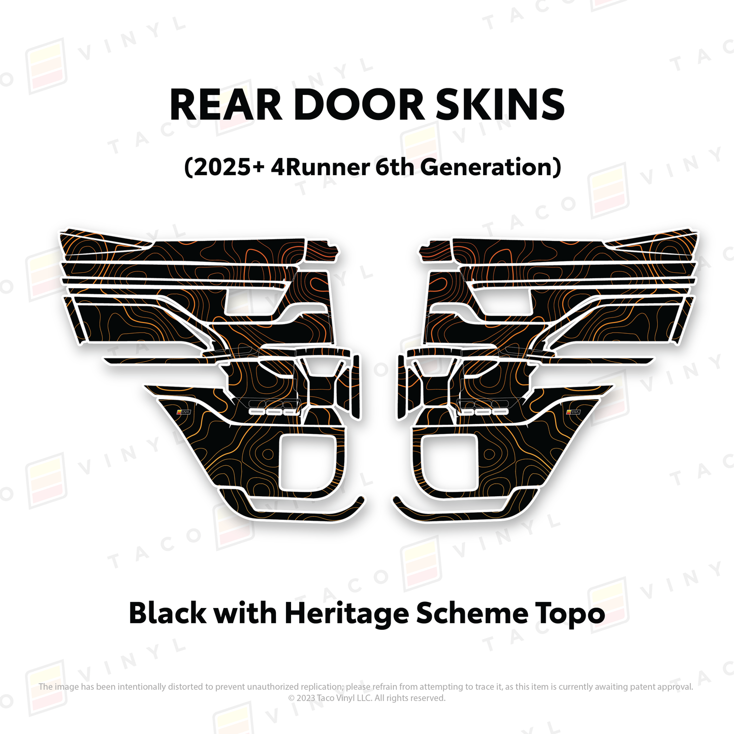 2025+ 4Runner Door Skins