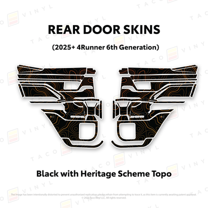 2025+ 4Runner Door Skins