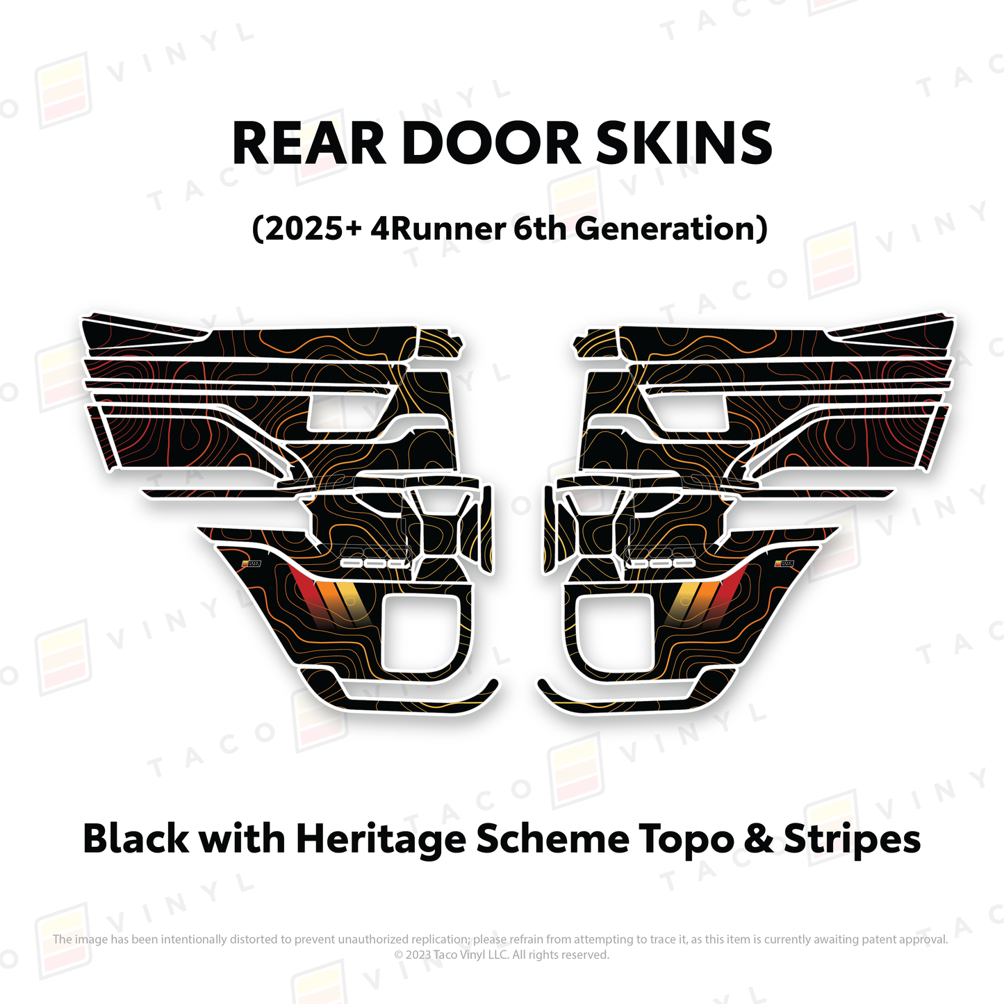 2025+ 4Runner Door Skins