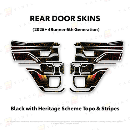 2025+ 4Runner Door Skins