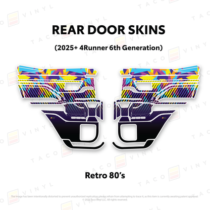 2025+ 4Runner Door Skins