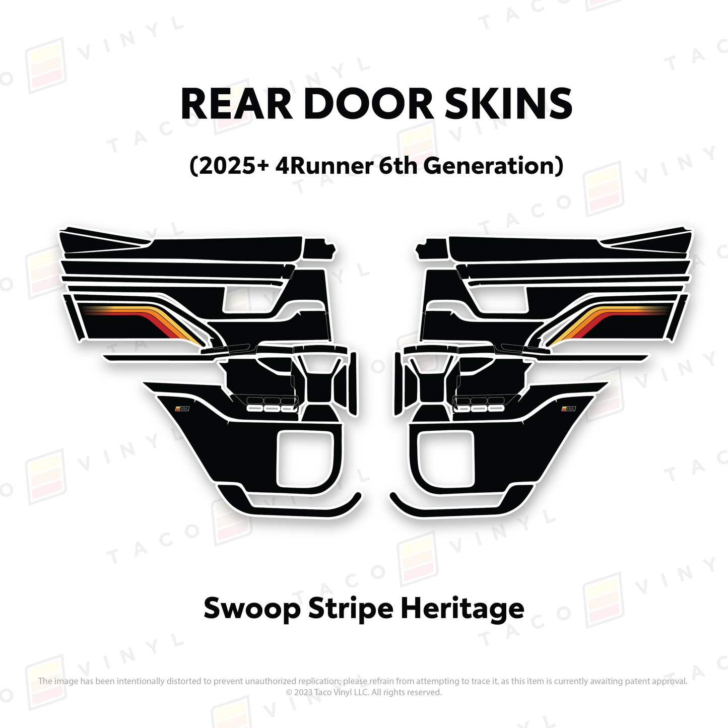 2025+ 4Runner Door Skins