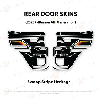 2025+ 4Runner Door Skins